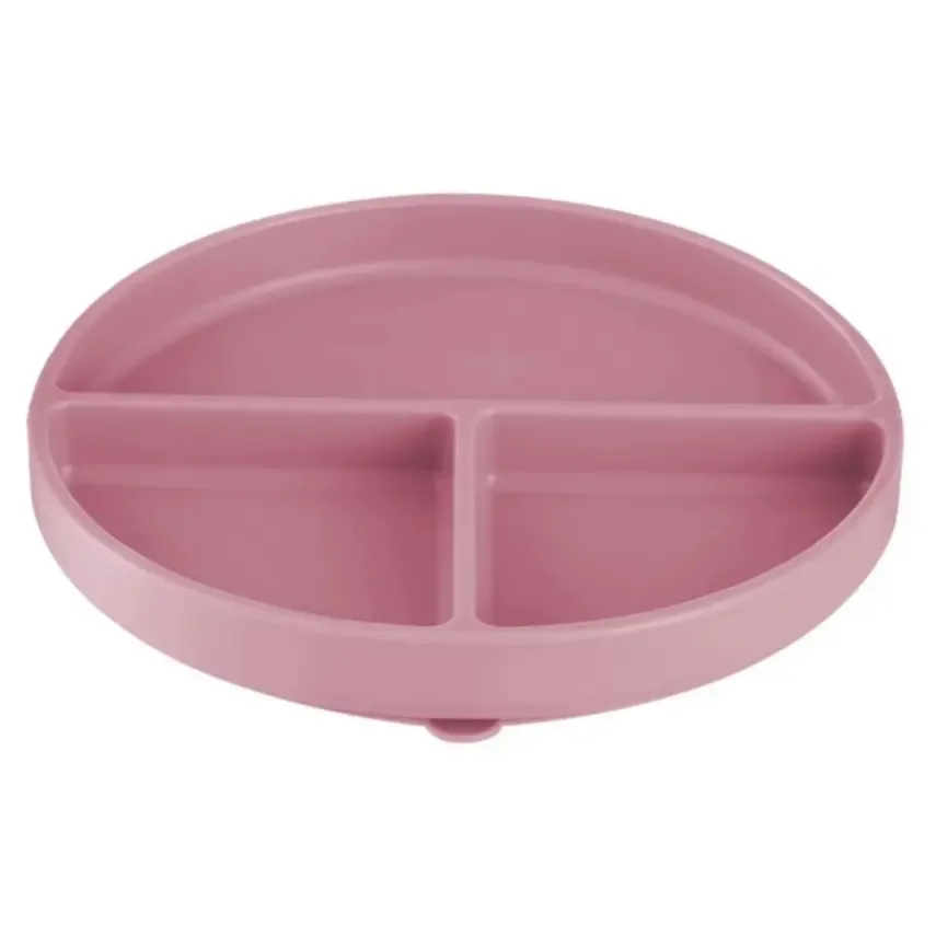 Bm Care Silikon Tabak Vakum Tabanlı Porsiyon 6+ Ay -pembe - 1