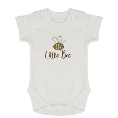 Bm Fabric Arı Desenli Yenidoğan 5'li Hastane Çıkışı Unisex - 5