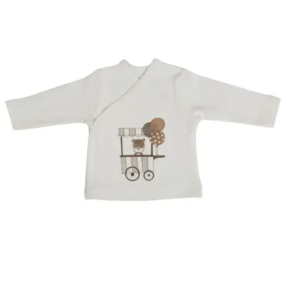 Bm Fabric Ayıcık Desenli Yenidoğan 5'li Hastane Çıkışı Unisex - 3