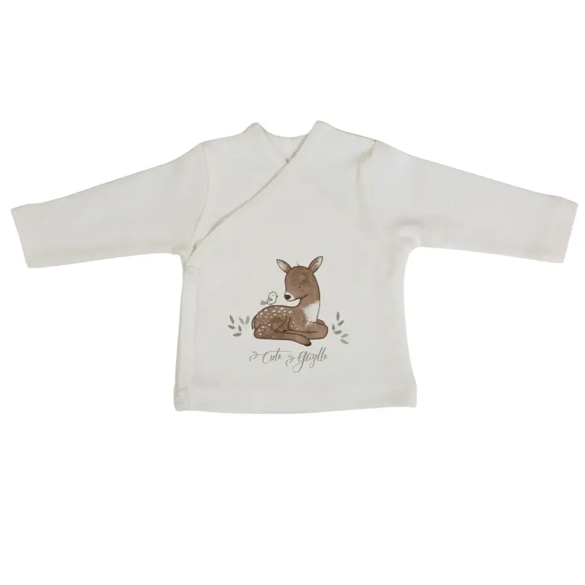 Bm Fabric Ceylan Desenli Yenidoğan 5'li Hastane Çıkışı Kız Bebek - 4