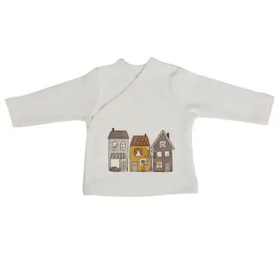 Bm Fabric Ev Desenli Yenidoğan 5'li Hastane Çıkışı Unisex - 4