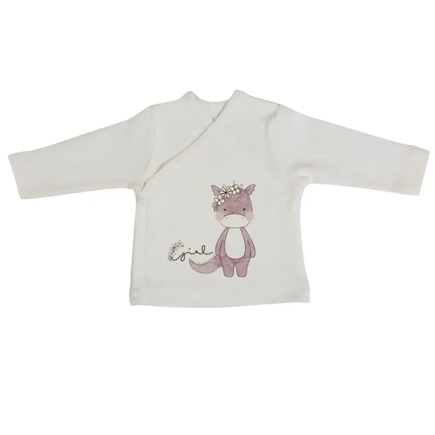 Bm Fabric Girl Desenli Yenidoğan 5'li Hastane Çıkışı Kız Bebek - 4