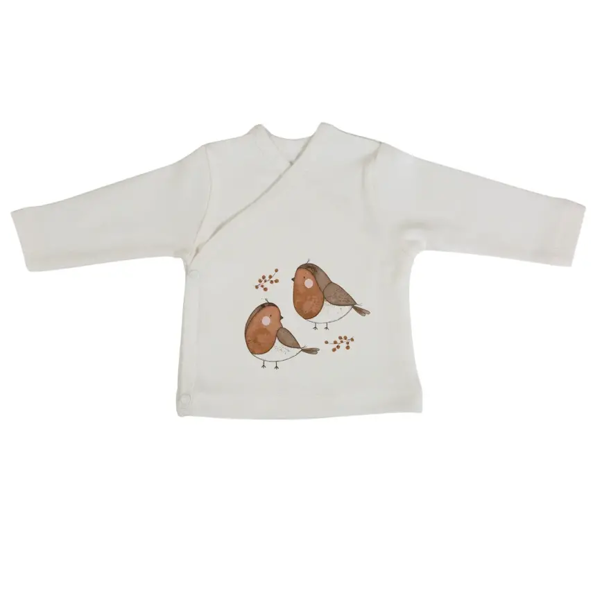 Bm Fabric Kuş Desenli Yenidoğan 5'li Hastane Çıkışı Unisex - 5