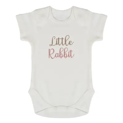 Bm Fabric Peri Tavşan Desenli Yenidoğan 5'li Hastane Çıkışı Kız Bebek - 5