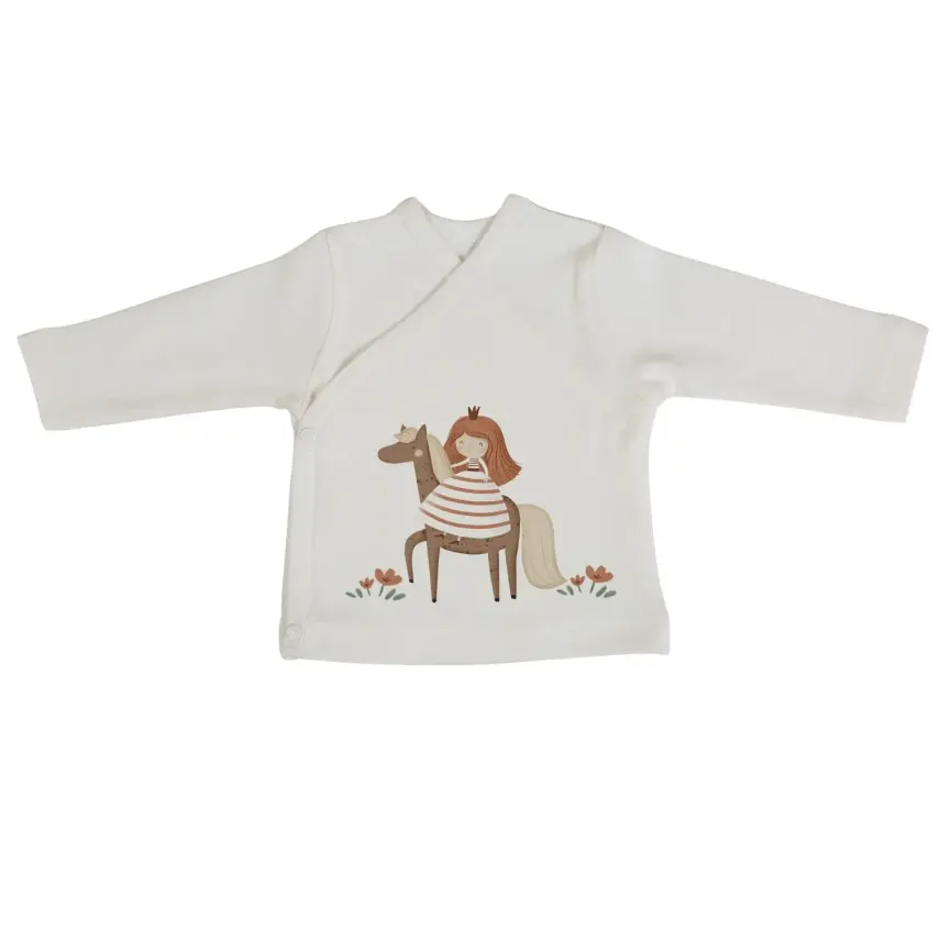 Bm Fabric Prenses Desenli Yenidoğan 5'li Hastane Çıkışı Kız Bebek - 3