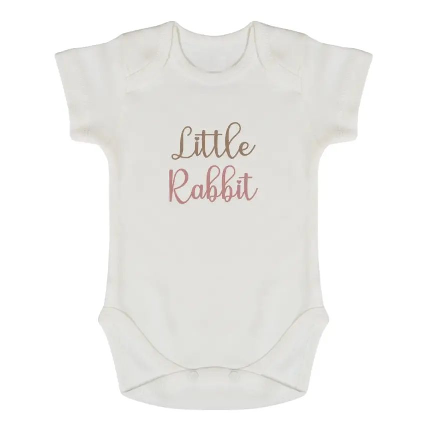 Bm Fabric Tavşan Desenli Yenidoğan 5'li Hastane Çıkışı Kız Bebek - 4