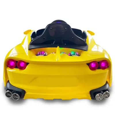 BM Toys Carisma Akülü Araba Kumandalı 4*2 12 Volt Sarı - 3