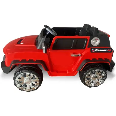 BM Toys Grande Akülü Araba Kumandalı 4*4 12 Volt Kırmızı - 6