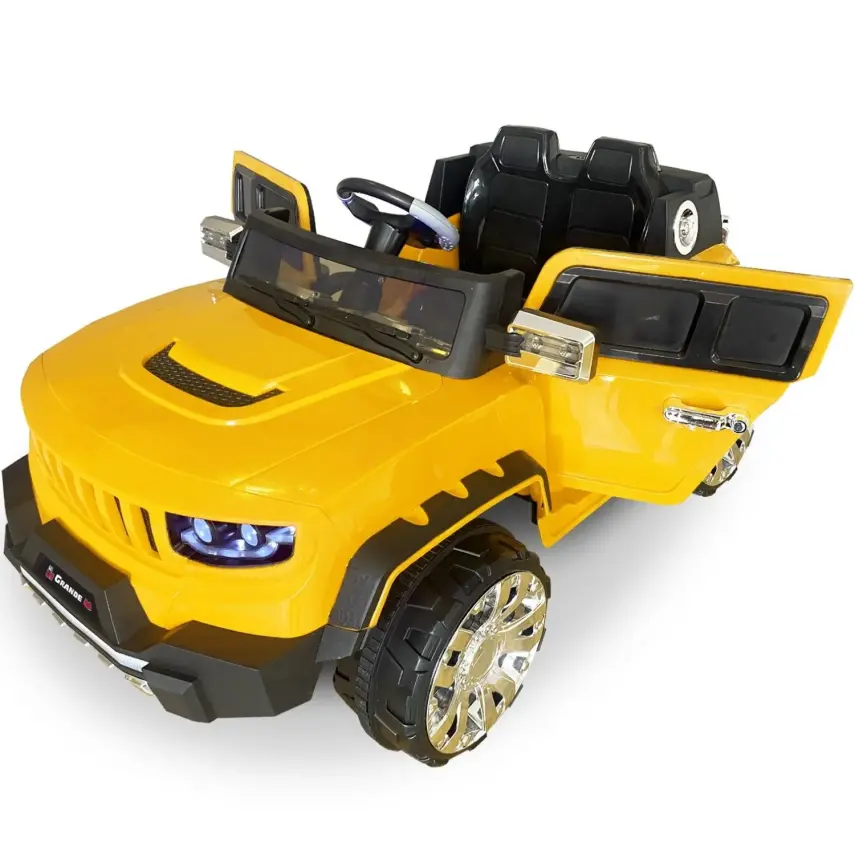 BM Toys Grande Akülü Araba Kumandalı 4*4 12 Volt Sarı - 8