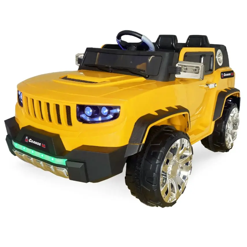 BM Toys Grande Akülü Araba Kumandalı 4*4 12 Volt Sarı - 1