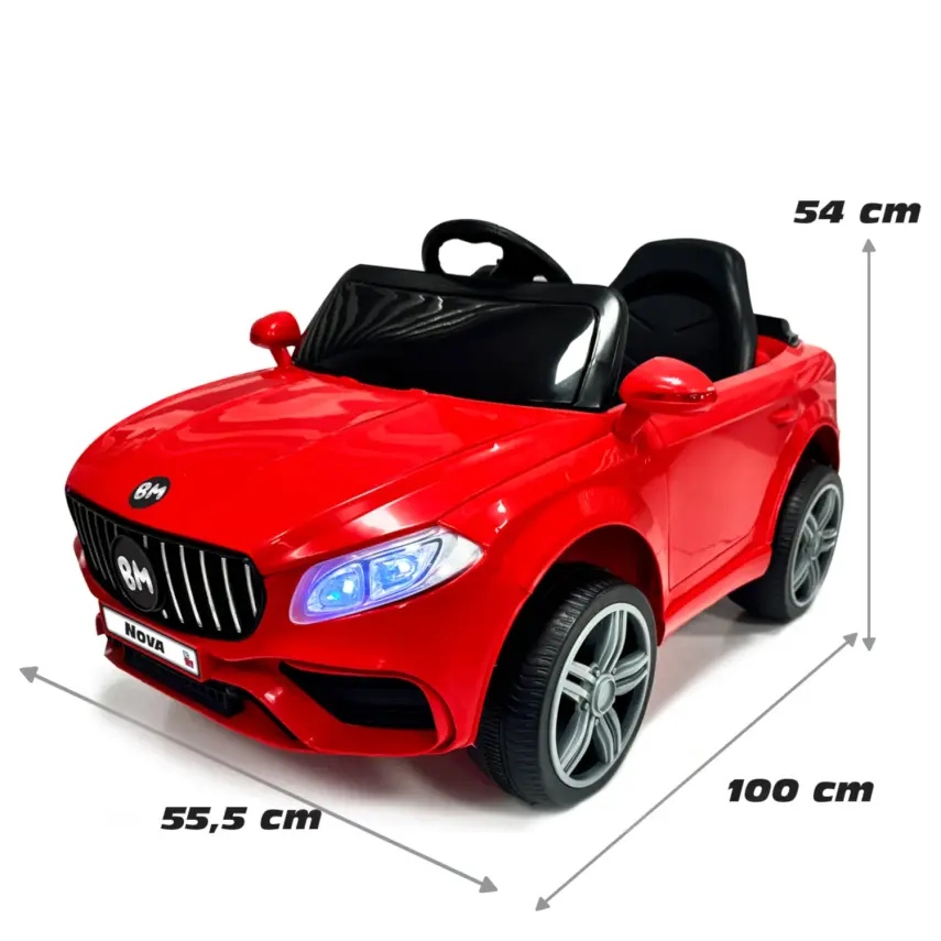 Bm Toys Nova Akülü Araba Kumandalı 4*2 12 Volt Kırmızı - 8