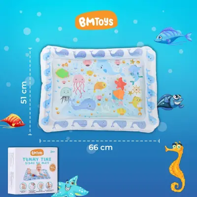 Bm Toys Tummy Time Şişme Bebek Su Oyun Matı - 6