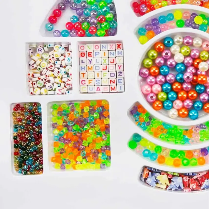 Boncuklu Hobi Takı Seti 3in1 - 2