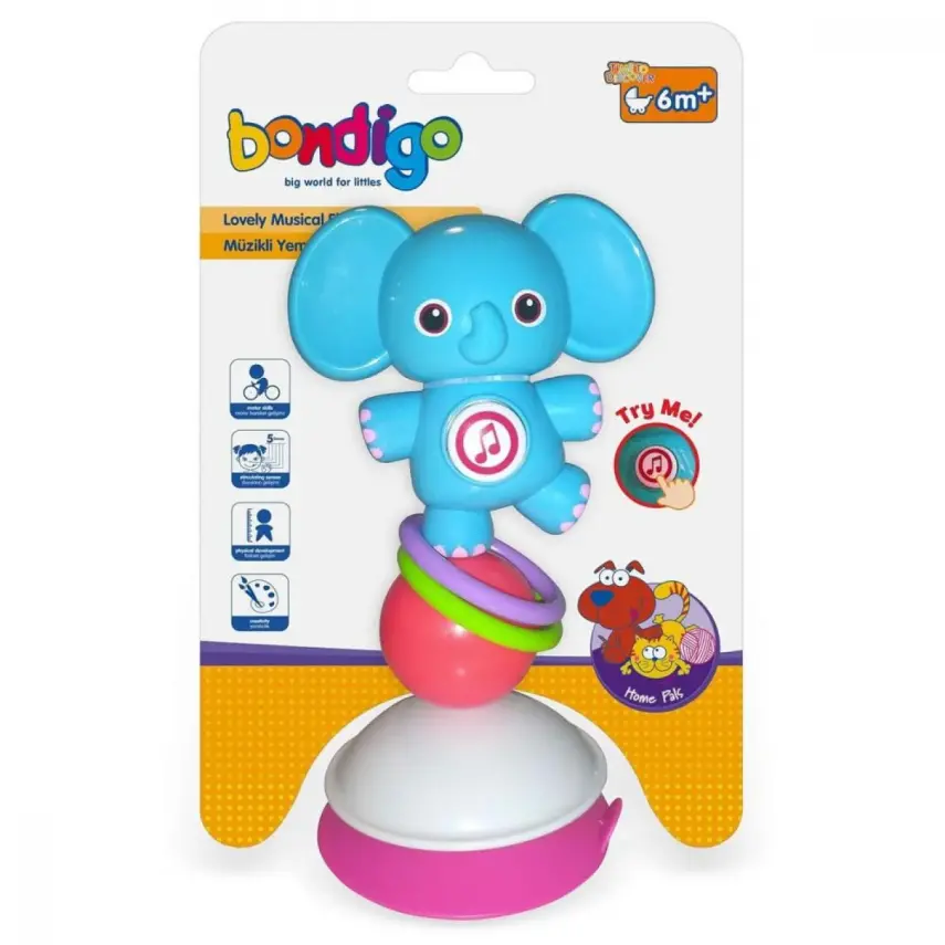Bondigo Müzikli Yemek Arkadaşım Sevimli Fil - 2