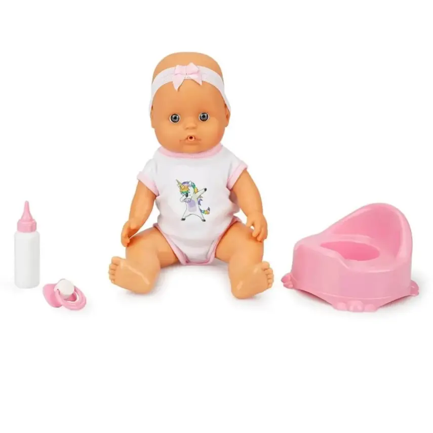 Boubou Altını Islatan Konuşan Bebek Seti 30 cm - 1