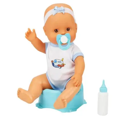 Boubou Altını Islatan Konuşan Bebek Seti 30 cm - 7