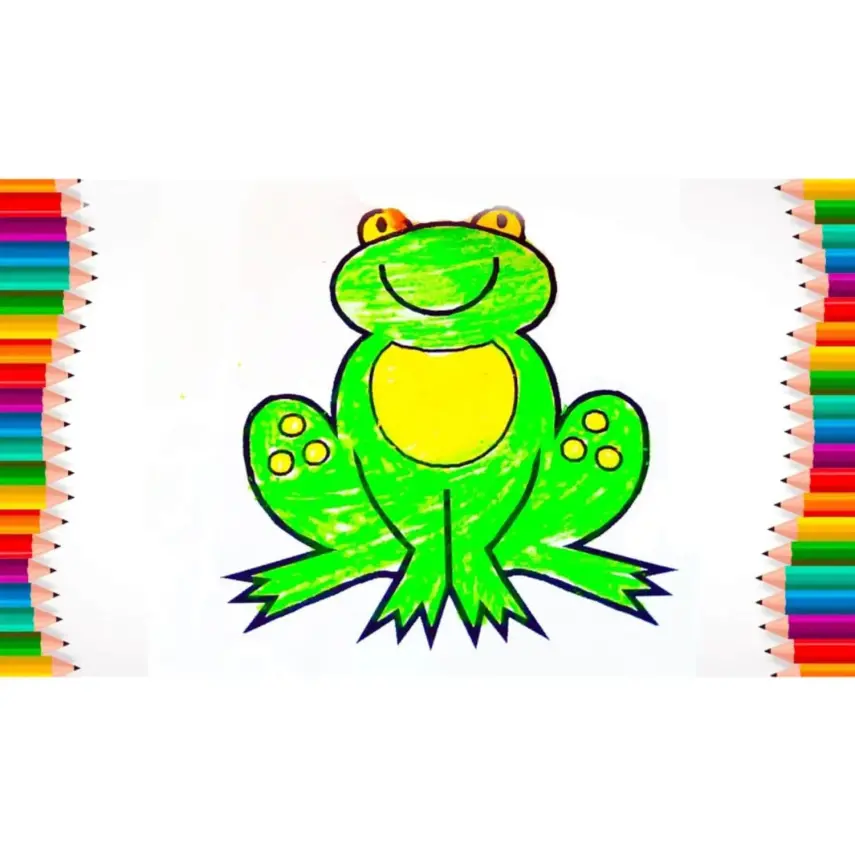 Boyama Kitabı Kurbağa - 2