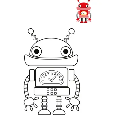 Boyama Kitabım Robotlar (1)