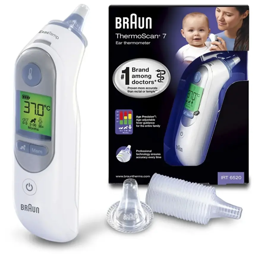 Braun Kulaktan Ateş Ölçer IRT 6520 ThermoScan  - 1