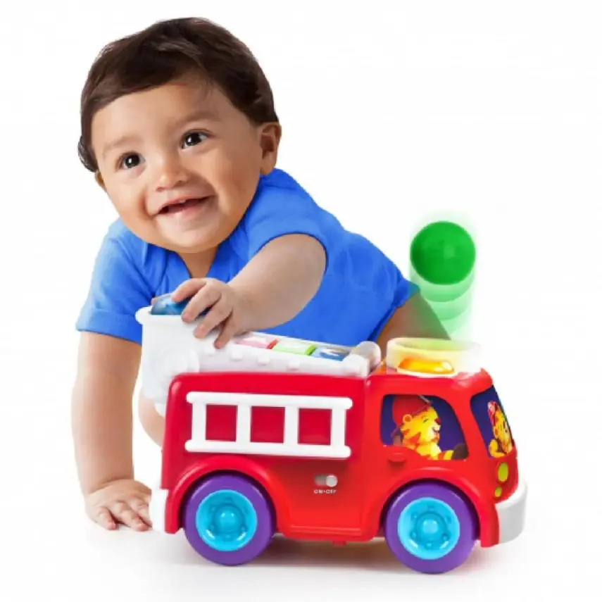 Bright Starts Hab Roll Top Fırlatan İtfaiye Aracı - 1