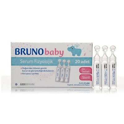 Bruno Serum Fizyolojik 5 ml X 20 Flakon