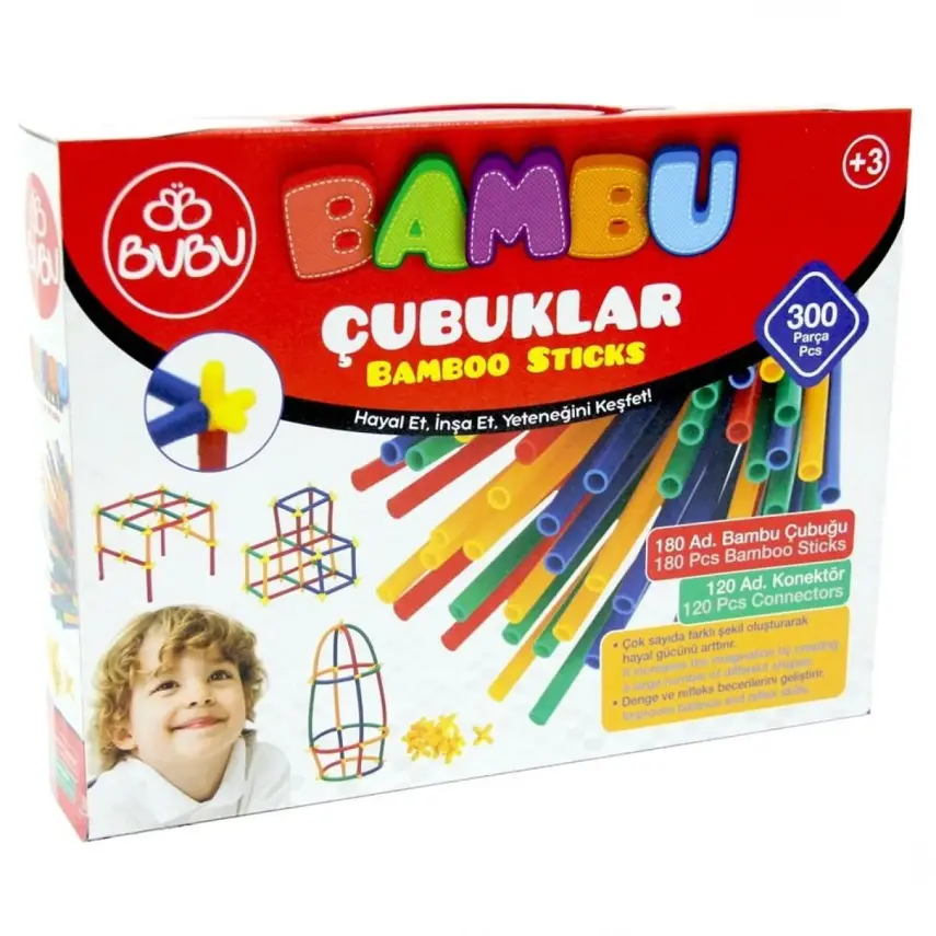 Bu-Bu Bambu Çubuklar 300lü - 2
