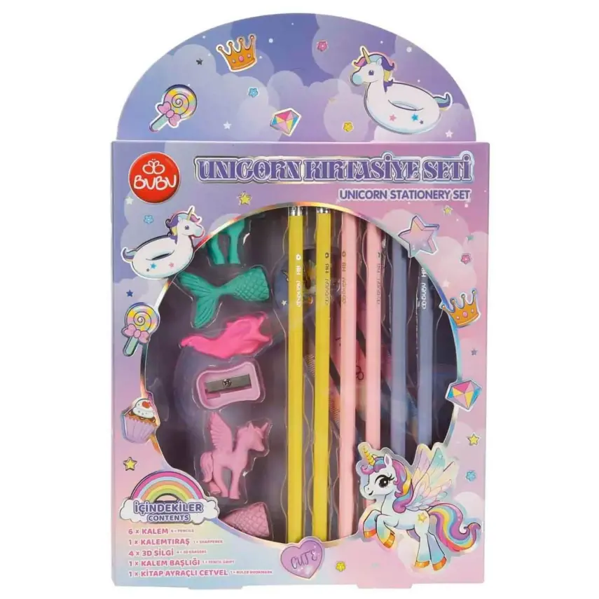 Bu-Bu Kırtasiye Seti Unicorn - 1