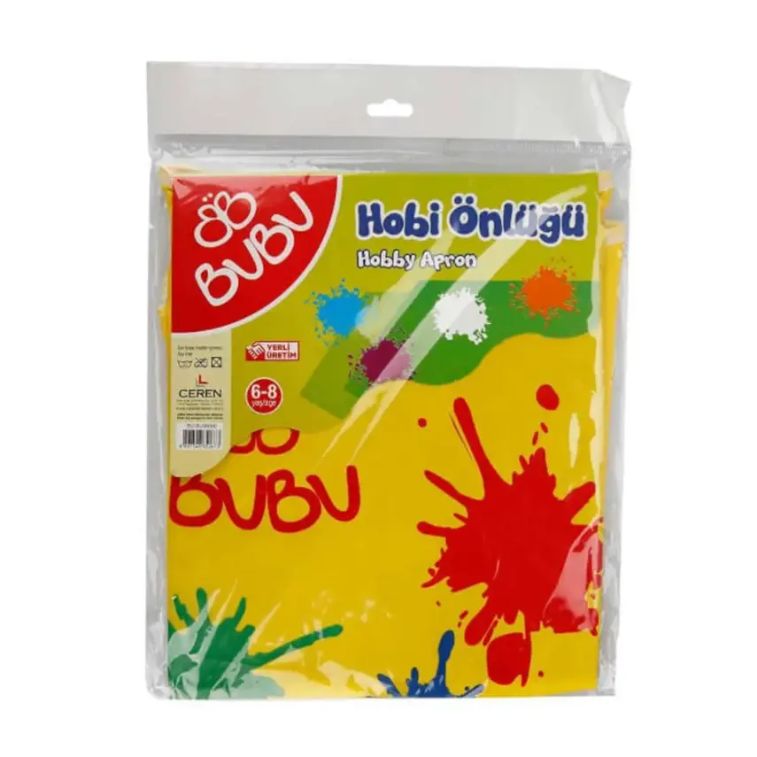 Bu-Bu Önlük 4-6 Yaş Su Geçirmez - 5