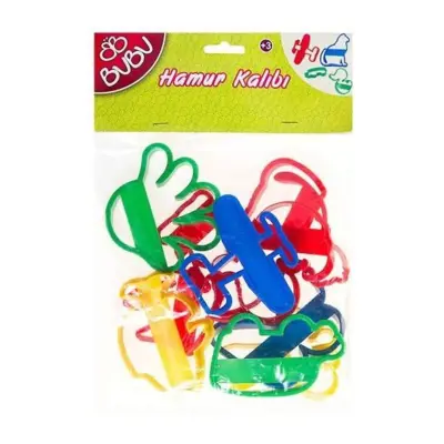 Bu-Bu Oyun Hamuru Kalıbı 10 Parça (1)