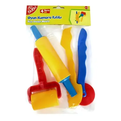 Bu-Bu Oyun Hamuru Kalıbı 4 Parça (1)