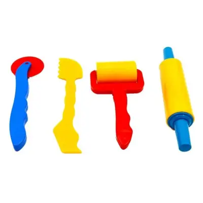 Bu-Bu Oyun Hamuru Kalıbı 4 Parça