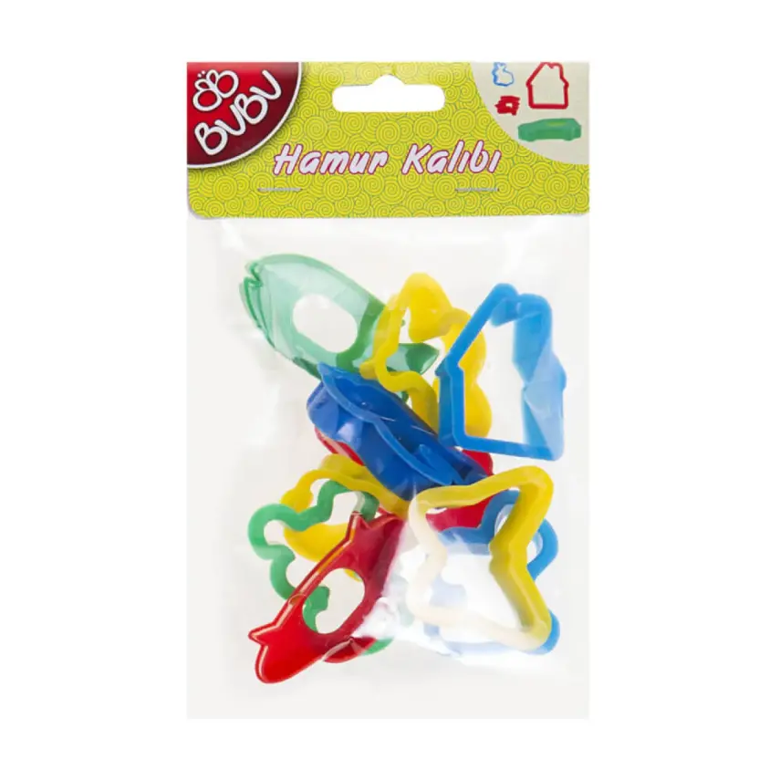 Bu-Bu Oyun Hamuru Kalıbı Karışık 10 Parça - 2