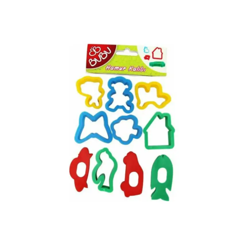 Bu-Bu Oyun Hamuru Kalıbı Karışık 10 Parça - 1