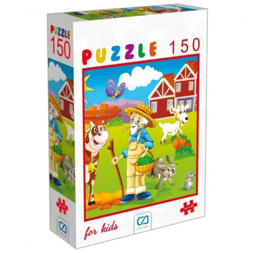 Ca Games Çiftlik Puzzle 150 Parça - 1
