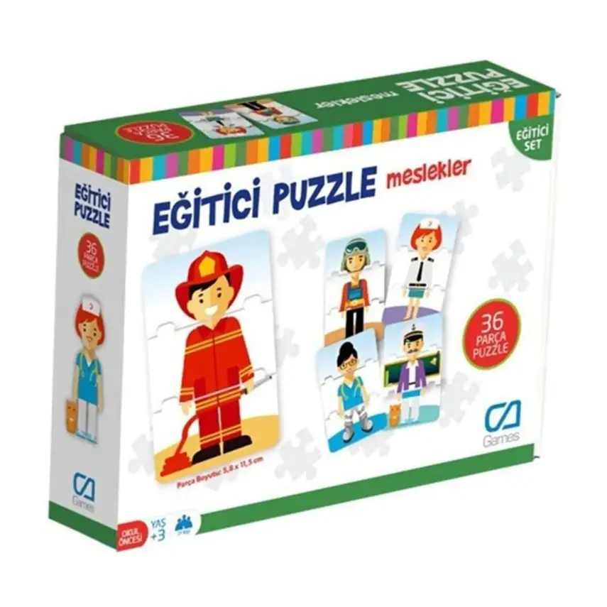 Ca Games Eğitici Puzzle - Meslekler - 1