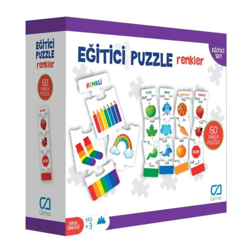 Ca Games Eğitici Puzzle - Renkler - 1