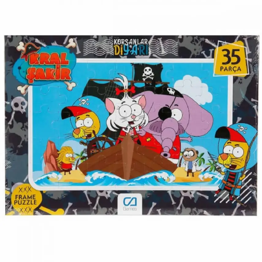 Ca Games Kral Şakir Frame Puzzle 35 Parça - 2