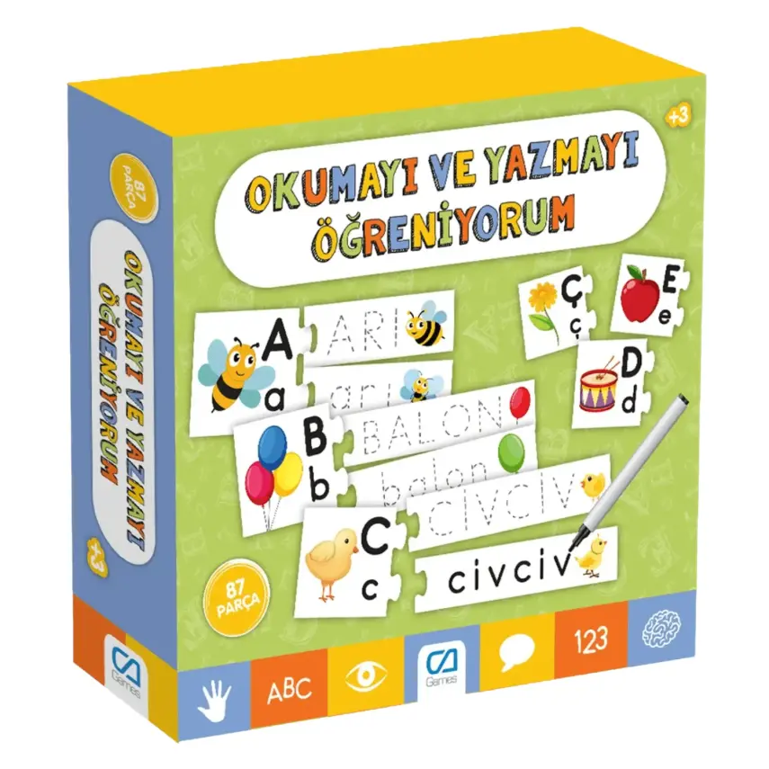 Ca Games Okumayı ve Yazmayı Öğreniyorum - 1