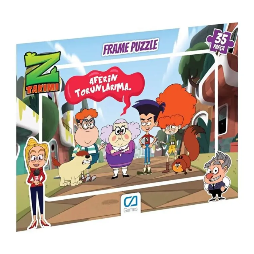 Ca Games Z Takımı Frame Puzzle 35 Parça - 1