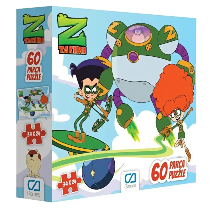 Ca Games Z Takımı Puzzle 60 Parça - 1