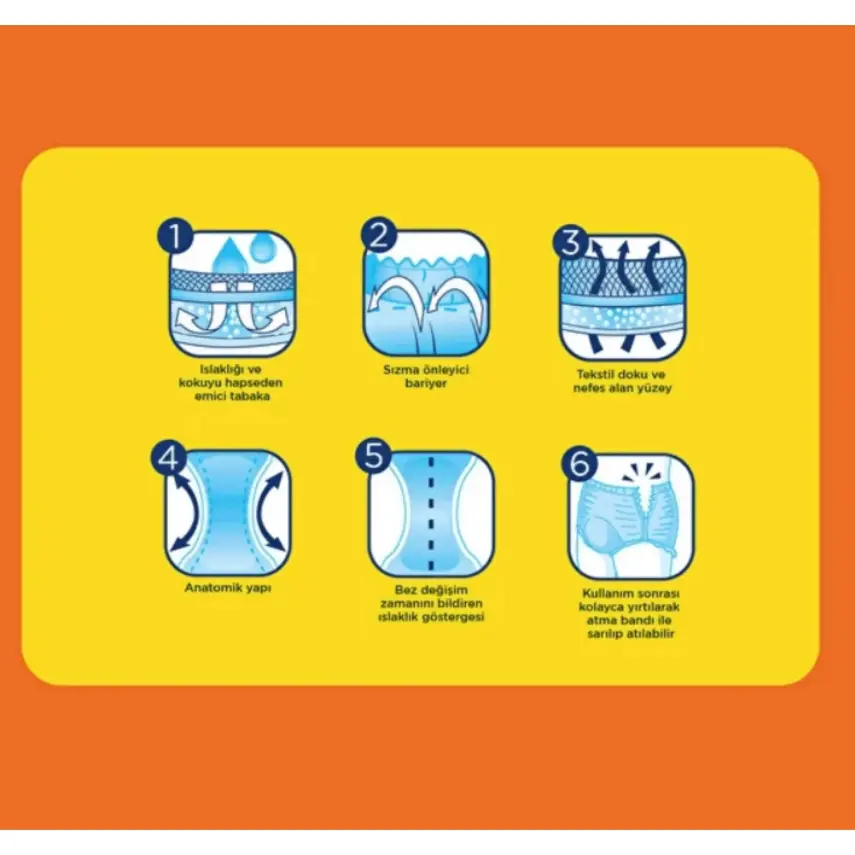 Canped Emici Külot 7li XL Beden - 4