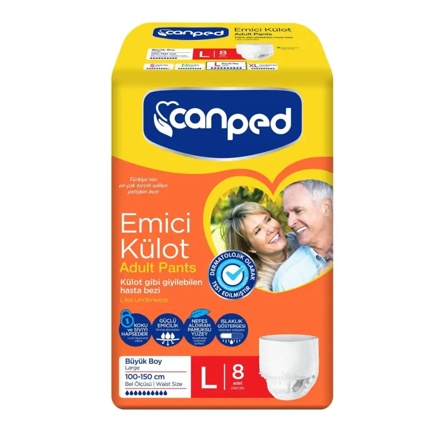 Canped Emici Külot 8li L Beden - 5