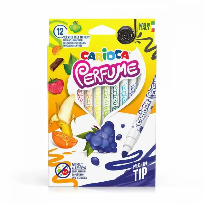 Carioca Kokulu Keçeli Boya Kalemi 12'Li - 1