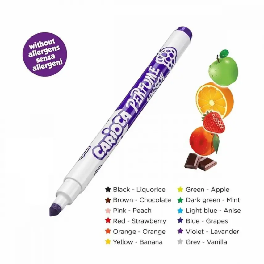 Carioca Kokulu Keçeli Boya Kalemi 12'Li - 2