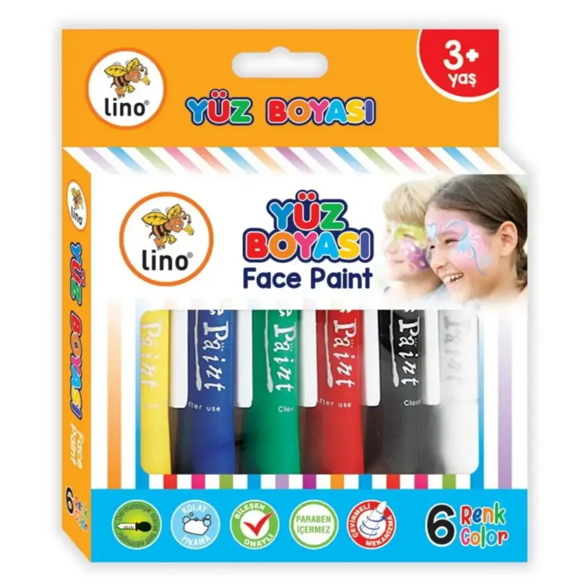 Carioca Lino Yüz Boyası 6'Lı - 1