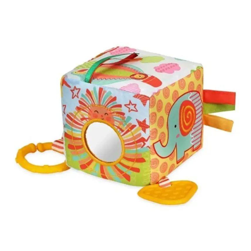 Carnival Baby&Kids Orman Arkadaşları Duyusal Yumuşak Askılı Aktivite Küpü  - 1