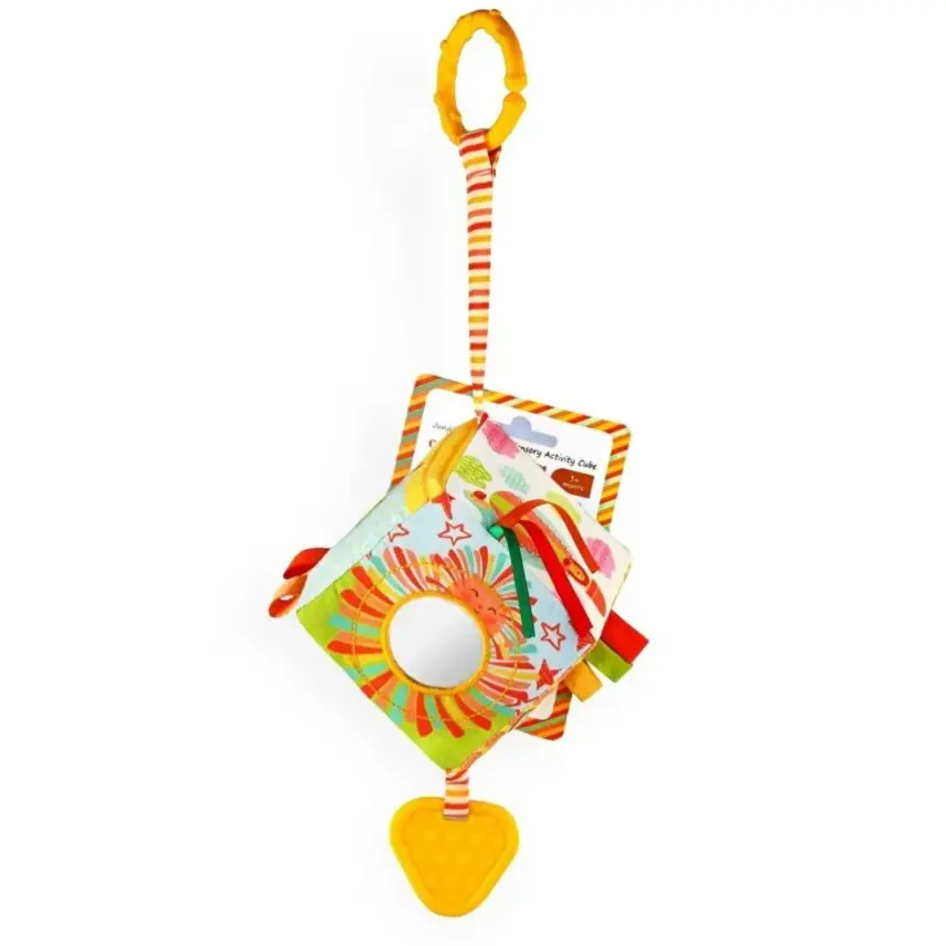 Carnival Baby&Kids Orman Arkadaşları Duyusal Yumuşak Askılı Aktivite Küpü  - 2