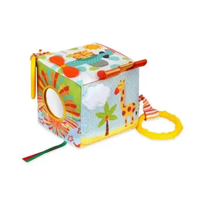 Carnival Baby&Kids Orman Arkadaşları Duyusal Yumuşak Askılı Aktivite Küpü  - 3