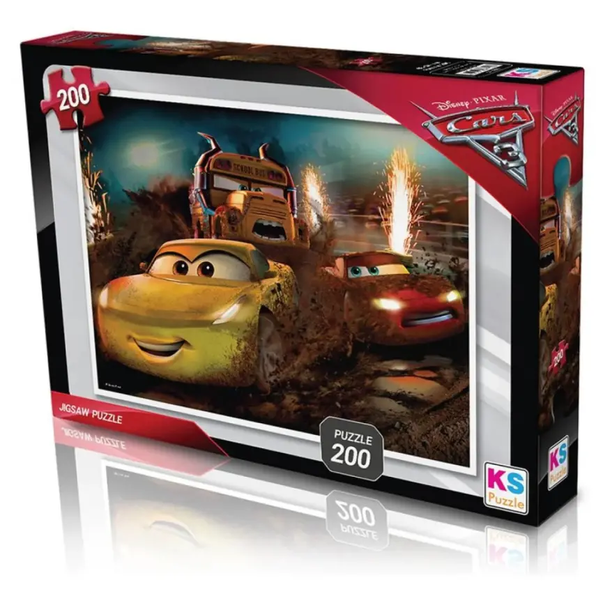 Cars Puzzle 200 Parça - 1