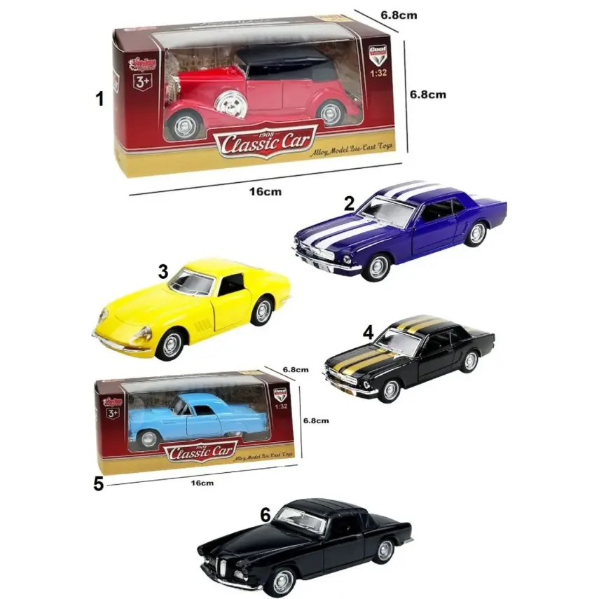 Çek Bırak Kapıları Açılır Yarış Arabası 1:32 - 5